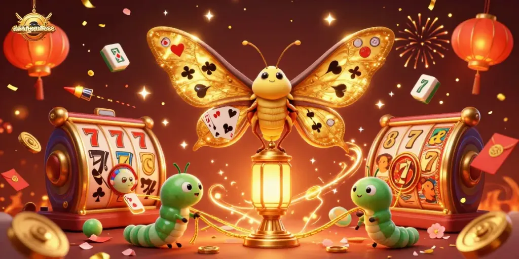 Engage with the casino magic of danhbainohu888 featuring vibrant 3D graphical elements.