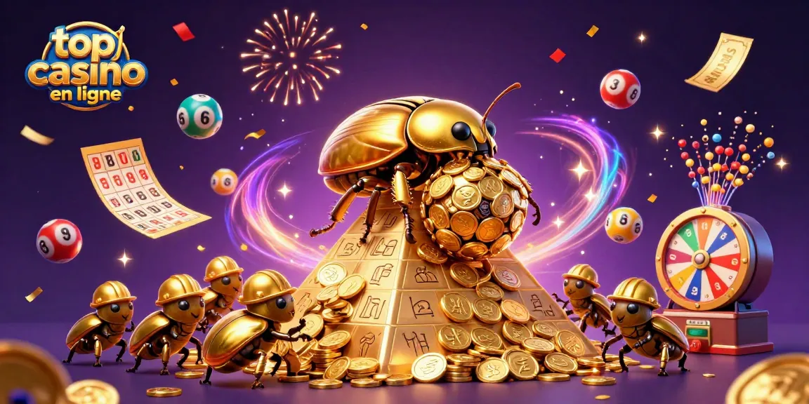 Affrontez les meilleures chances avec le meilleur casino en ligne dans une scène festive de jeux d'argent.