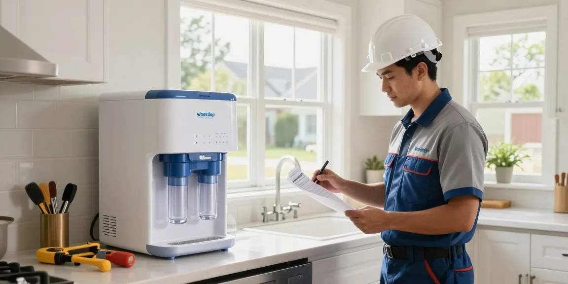 Waterdrop WFD-40W-L-A Water Filter Dispenser installed by trusted local contractor.