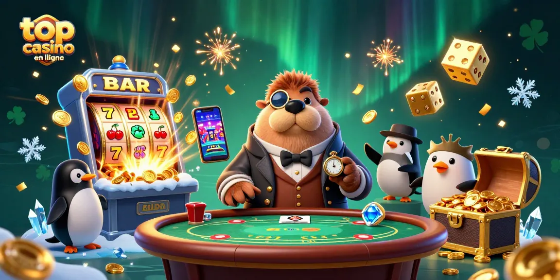 Jouer dans un top casino en ligne avec des personnages animés au poker sous-marin et des machines à sous éclatantes.