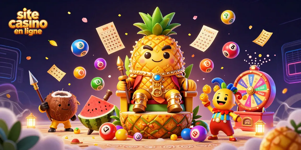 Explorez le site casino en ligne entouré de personnages ludiques et d'éléments de jeu dynamiques.