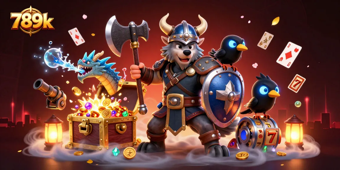 Experience thrilling wins with 789k in a vibrant 3D casino scene featuring epic characters.