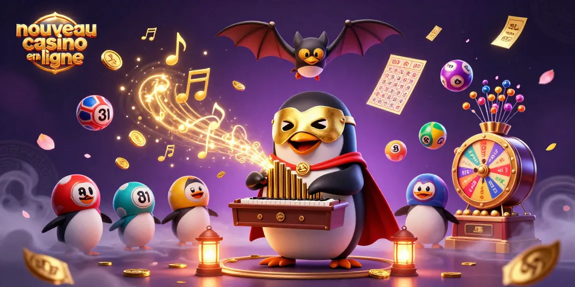 Découvrez le nouveau casino en ligne avec une scène animée de gains et de divertissement