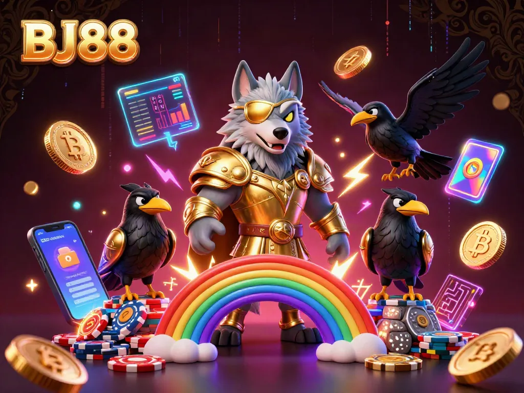 Engage with BJ88's vibrant online casino world featuring Norse mythology-inspired elements.