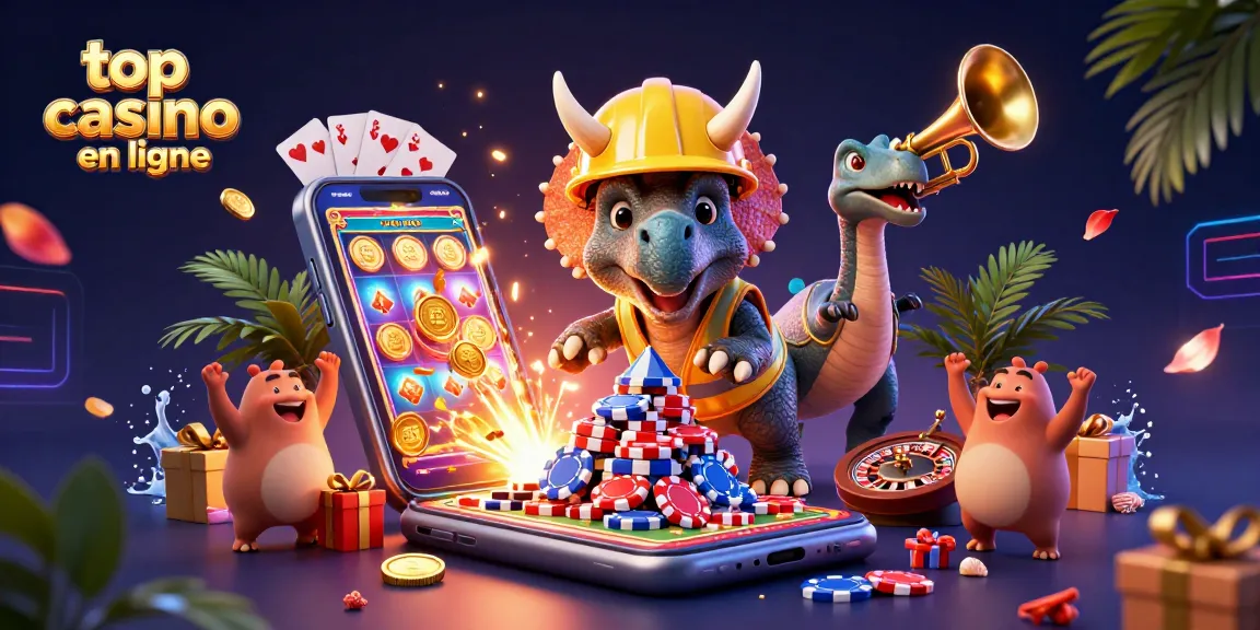 Créer des gains au meilleur casino en ligne avec des personnages dynamiques célébrant des jackpots.