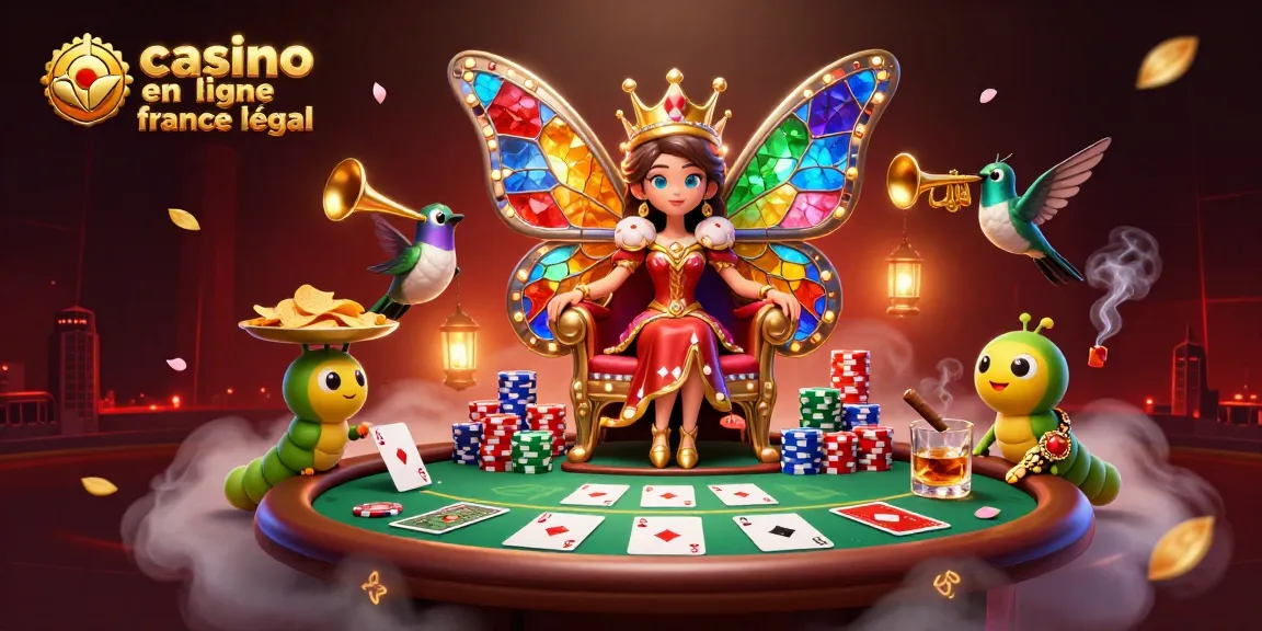 Accéder à un casino en ligne légal en France et explorer des jeux captivants animés par la reine papillon.