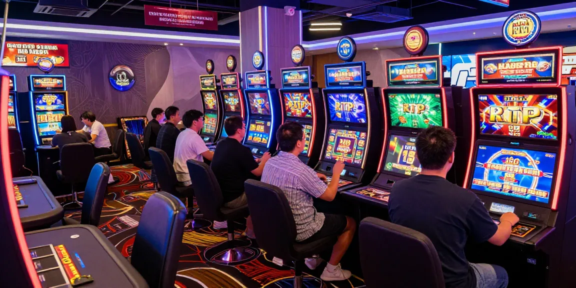 Engaging online slot88 resmi gaming environment with players celebrating wins in a vibrant virtual casino atmosphere.