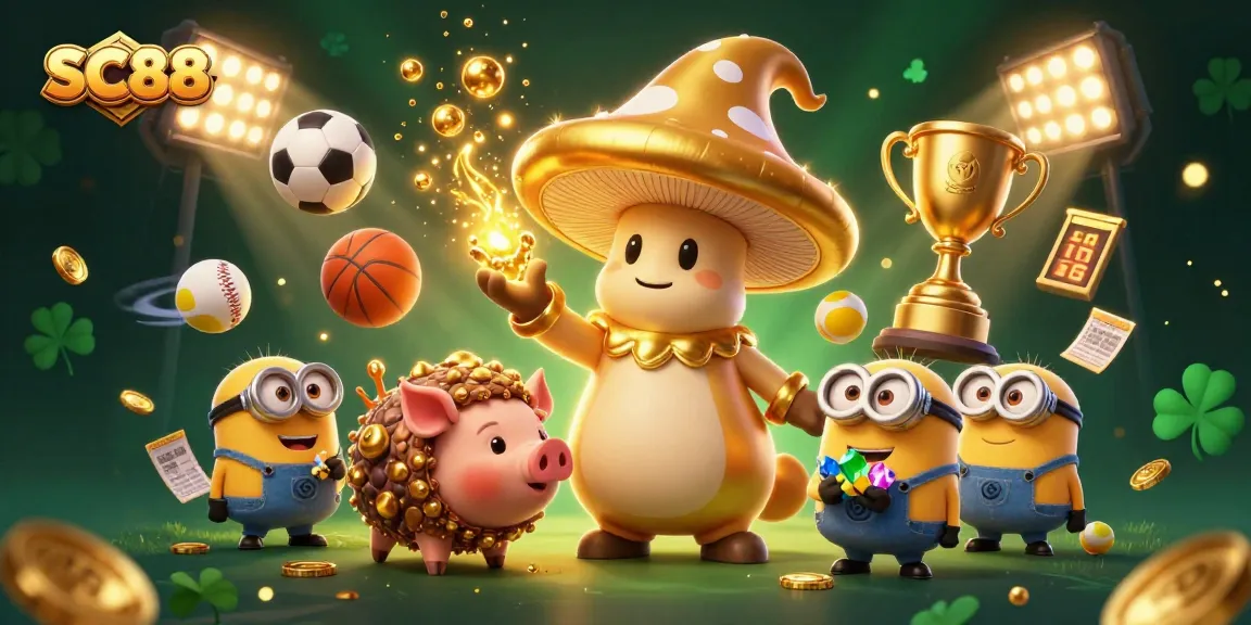 SC88 brings players epic experiences with magic, treasure, and thrilling sports betting elements in an engaging casino scene.