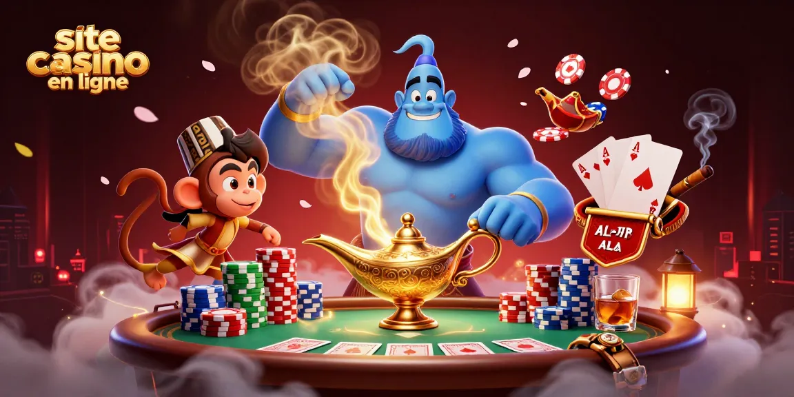 Plongez dans l'univers du site casino en ligne avec ce génie et des éléments de jeu captivants.