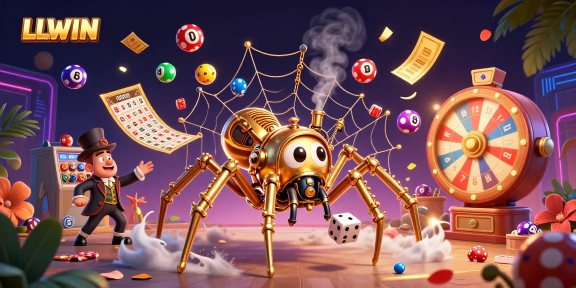 Experience thrilling games with LLWIN as the captivating steampunk spider spins its winning web.