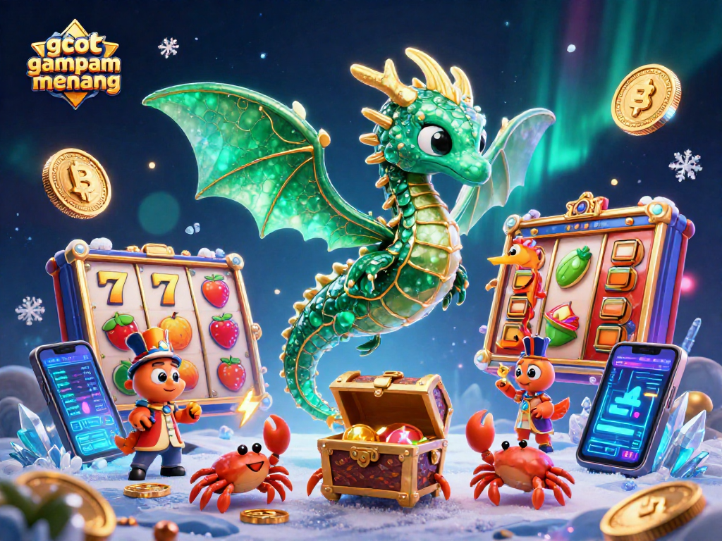Experience thrilling gameplay with slot gacor gampang menang, featuring a vibrant sea dragon and jackpot elements.