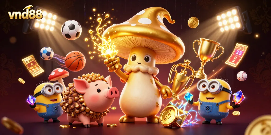 Experience thrilling gameplay at vnd88 with enchanting wizard characters and dynamic sports betting elements.