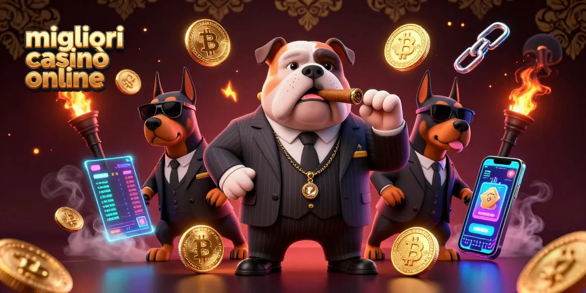 Scopri i migliori casinò online con un bulldog boss e i suoi scagnozzi, immersi in elementi crypto.