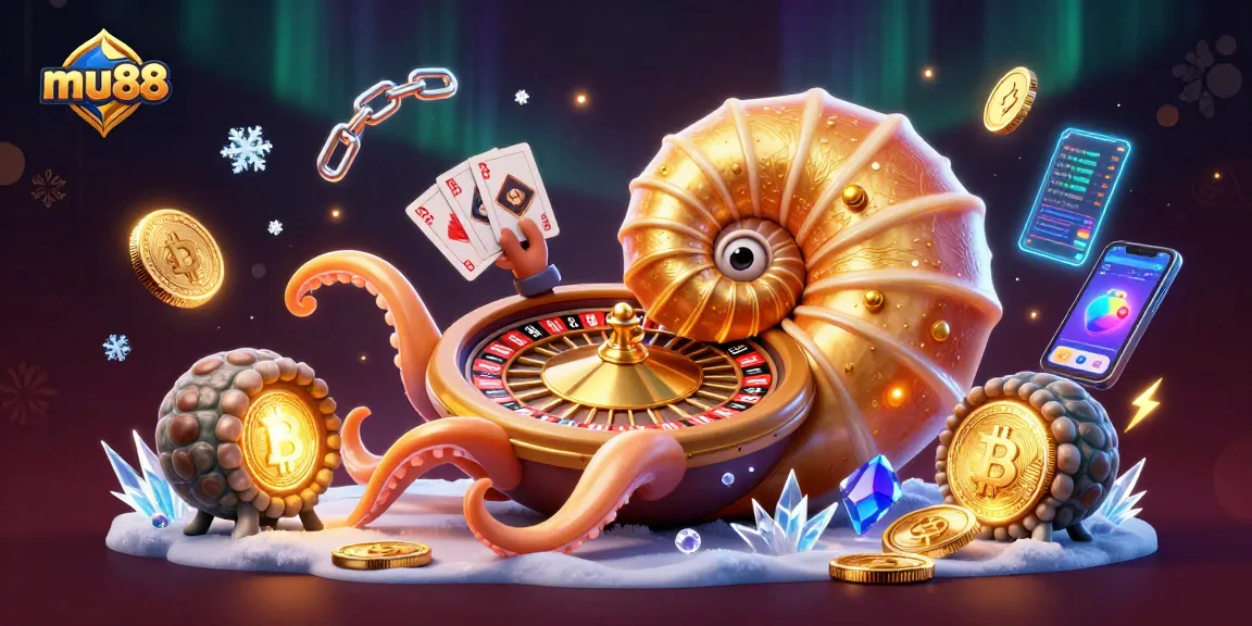 Experience thrilling gameplay at mu88 with a vibrant, interactive 3D casino scene.