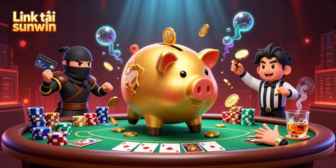 Engage with casino gameplay using Link tải sunwin, showcasing vibrant 3D characters and rich betting elements.