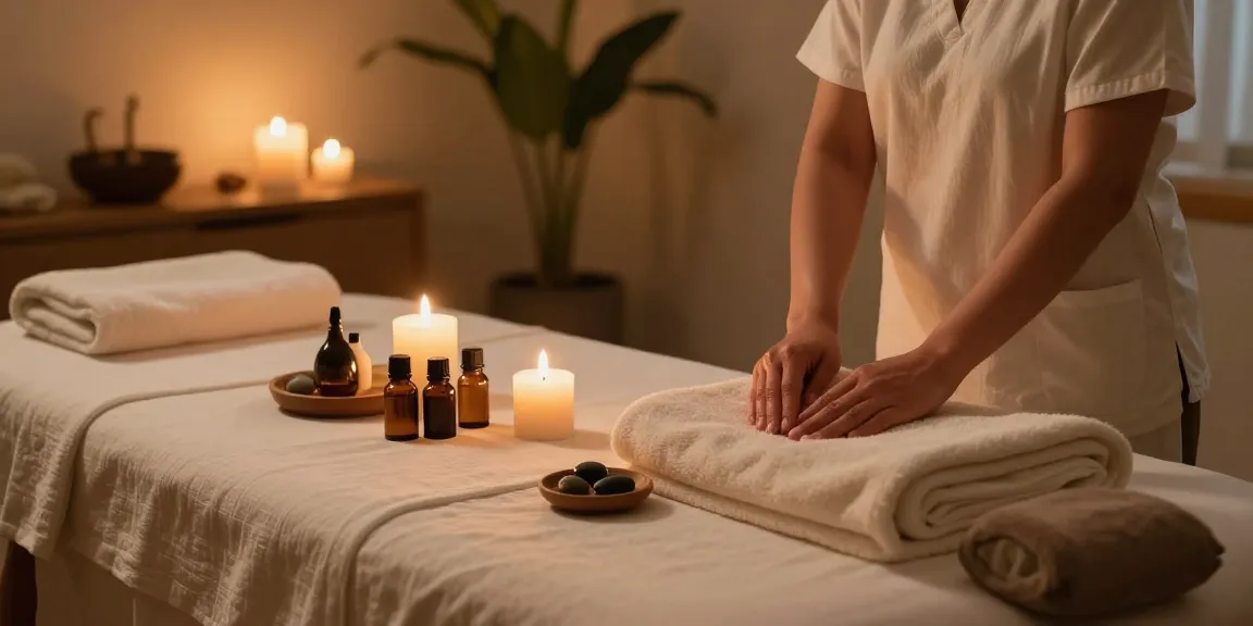 Experience 광진구출장마사지 in a calming home spa environment with soothing oils and soft lighting.
