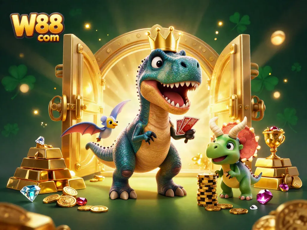 Engage in exciting gameplay at W88 com with rich casino visuals and thrilling elements.