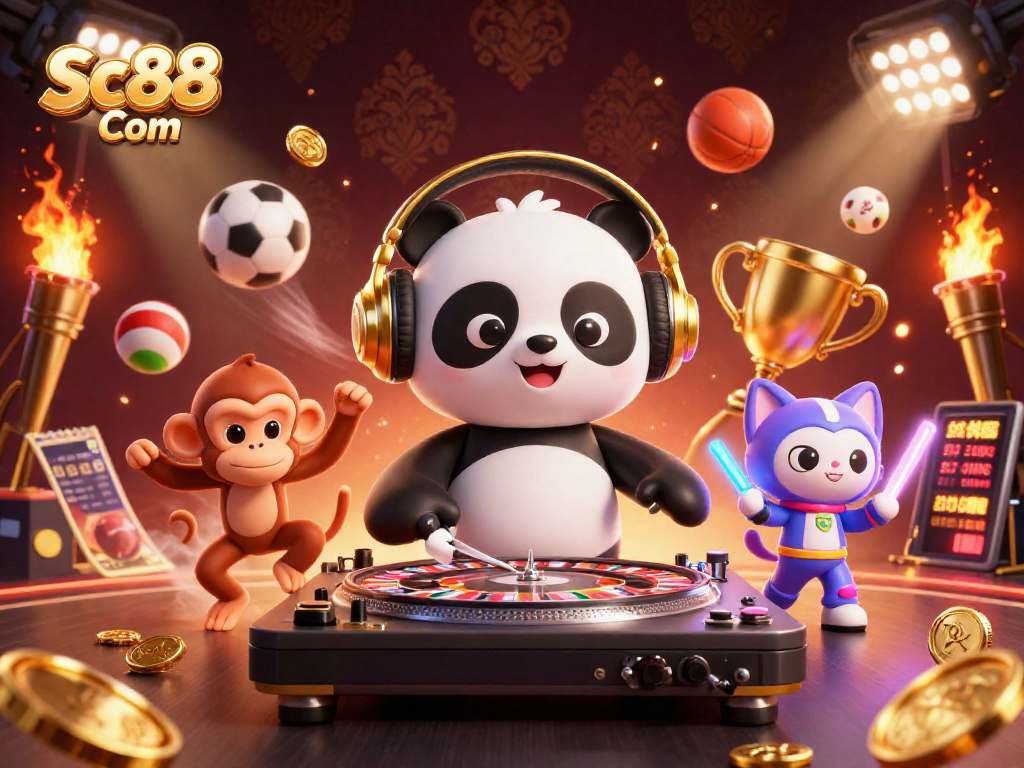 Engage with Sc88 Com's latest gambling adventures in our dynamic casino 3D illustration.