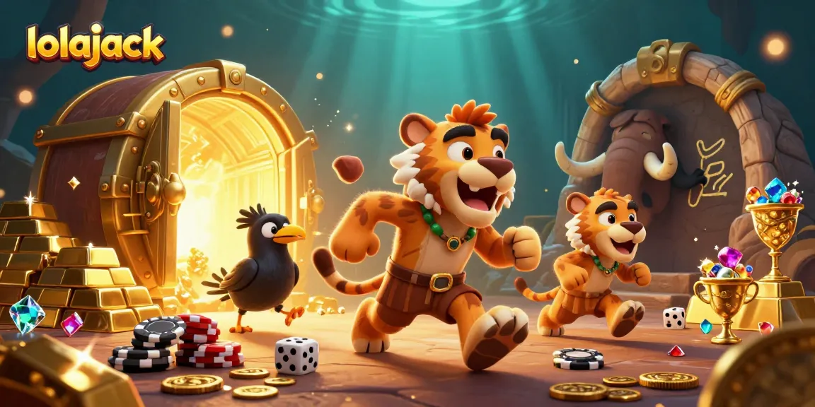 Play with excitement at lolajack casino featuring rich visuals of a prehistoric gaming experience.