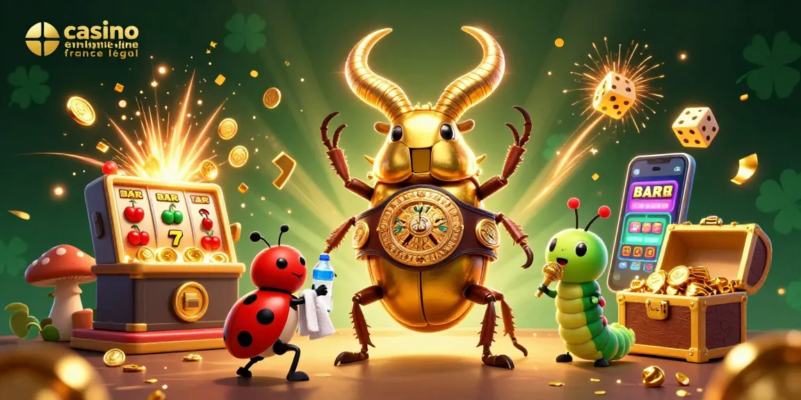 Profitez de l'excitation des jeux avec le meilleur casino en ligne France légal, mettant en avant des personnages colorés et des machines à sous animées.