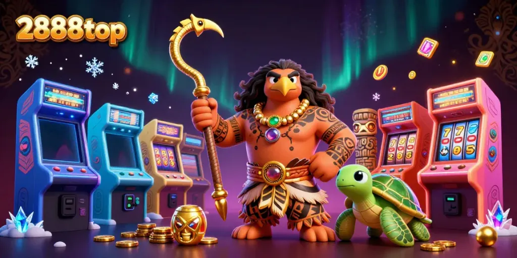Engage in thrilling gameplay with 2888top, featuring colorful 3D arcade machines and enchanting characters!