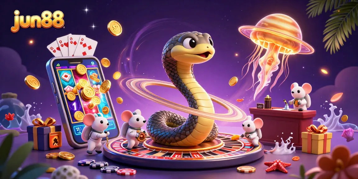 jun88 invites bettors to experience thrilling gameplay with a cosmic casino atmosphere