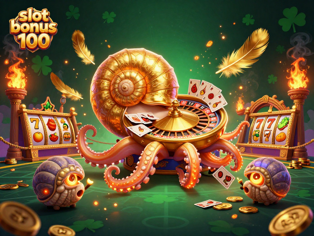 Experience thrilling slot bonus 100 action with a unique nautilus roulette and vibrant casino atmosphere.