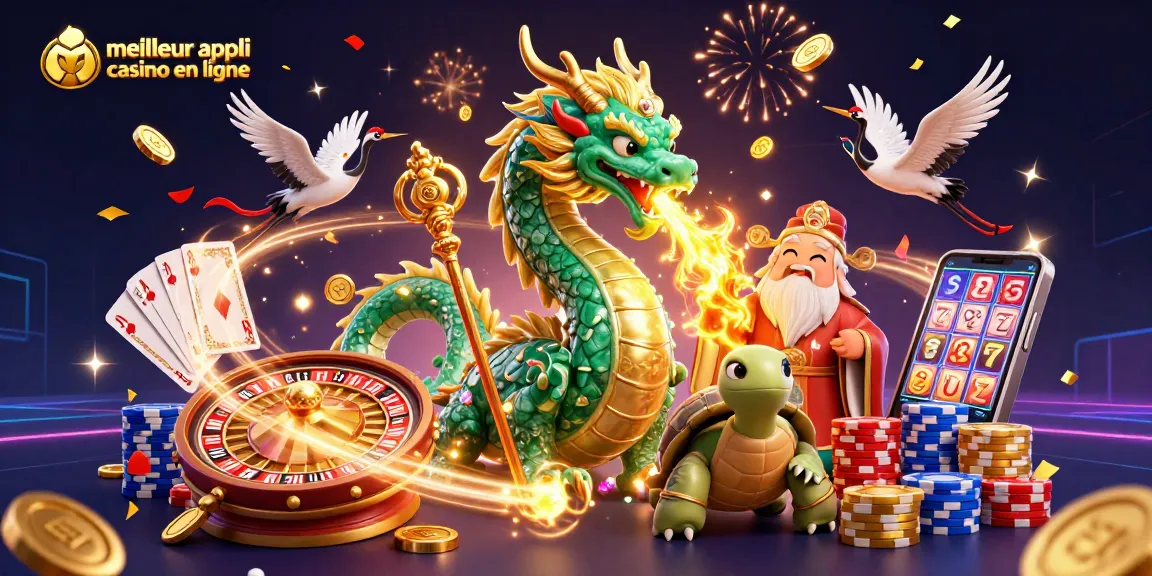 Représentez l'expérience des jeux avec la meilleure appli casino en ligne, dragons, et richesse virtuelle.