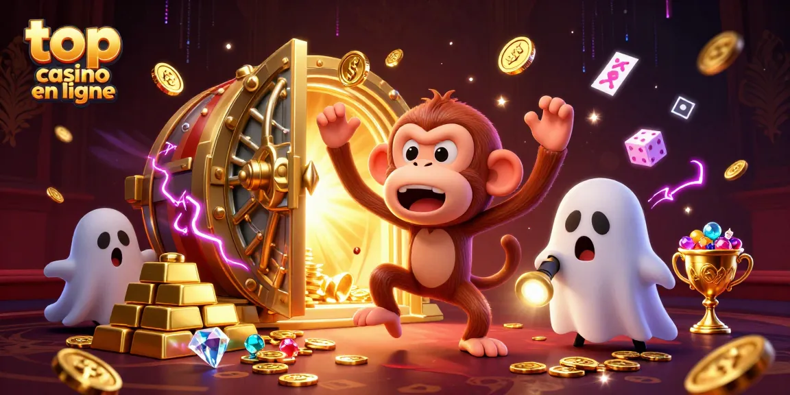 Un poltergeist et un chiot chasseur de fantômes découvrent des richesses au top casino en ligne.
