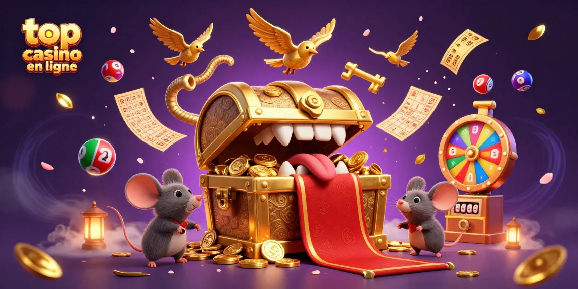 Gagnez des trésors dans les meilleurs casinos en ligne avec cette illustration captivante.