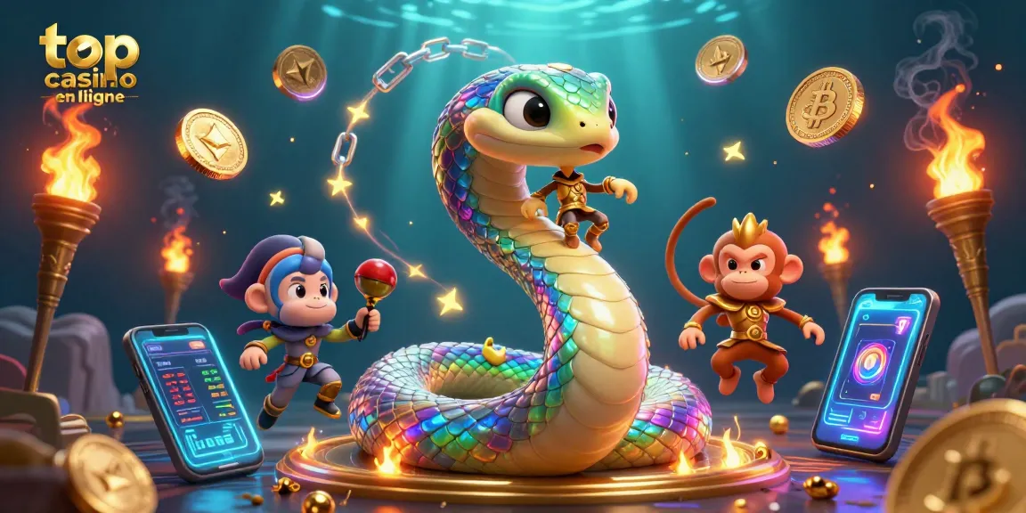 Jouez aux meilleurs jeux au meilleur casino en ligne en 2026 avec ce serpent magique et roi singe.