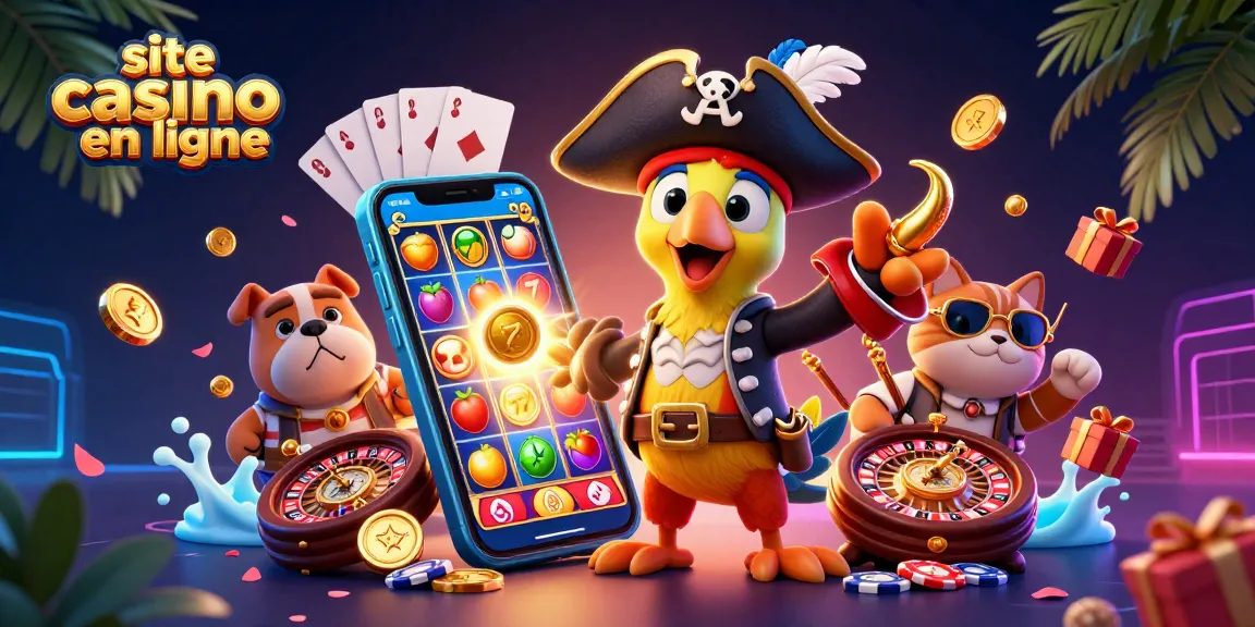 Découvrez le site casino en ligne avec un équipage pirate vivant des aventures avec des machines à sous.