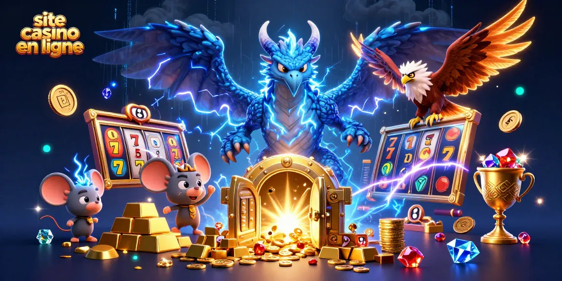 Plongez dans un site casino en ligne captivant avec des dragons et des trésors étincelants.