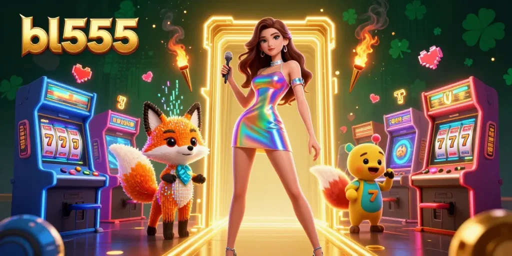 Experience thrilling gameplay at bl555 with vibrant slot machines and engaging characters.
